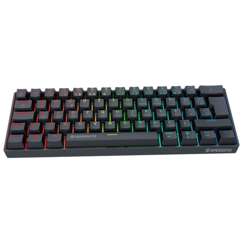 GameBooster GB-G12BB Syma Blue Switch RGB Siyah Mekanik Kablolu Gaming Klavye